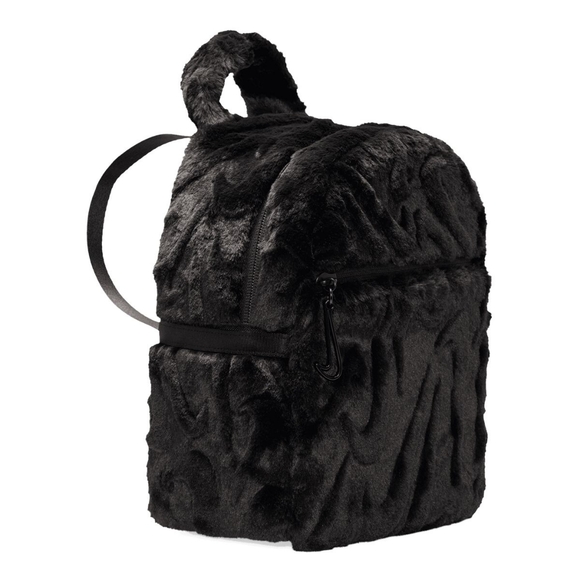 *NWT* NIKE Mini Black Faux Fur Backpack - Picture 10 of 16